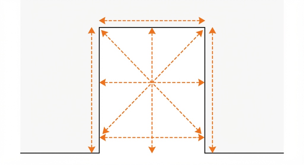Замер дверного проема