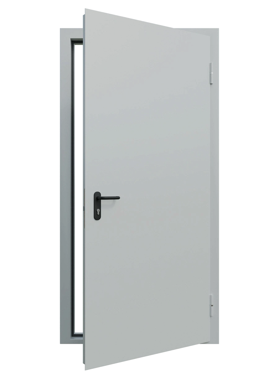 Однопольная глухая противопожарная дверь ei 60 из металла 1.5 мм